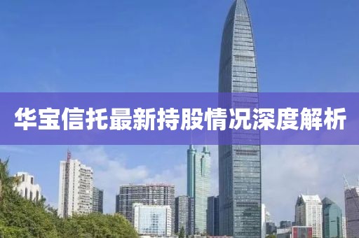華寶信托最新持股情況深度解析