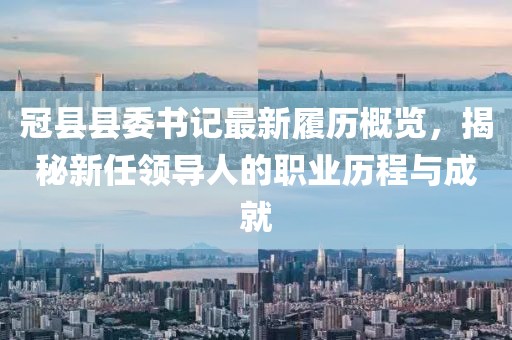 冠縣縣委書記最新履歷概覽，揭秘新任領導人的職業歷程與成就