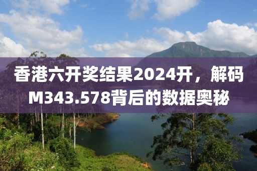 香港六開獎結果2024開，解碼M343.578背后的數據奧秘