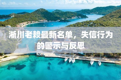淅川老賴最新名單，失信行為的警示與反思