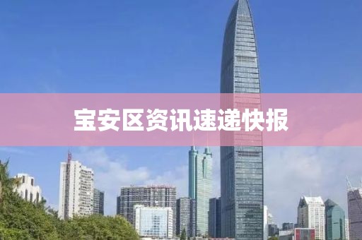 寶安區資訊速遞快報