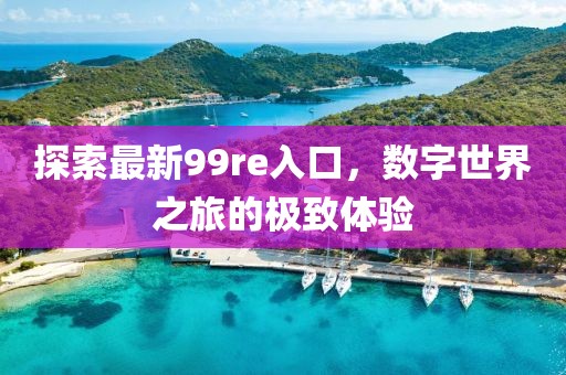 探索最新99re入口，數字世界之旅的極致體驗