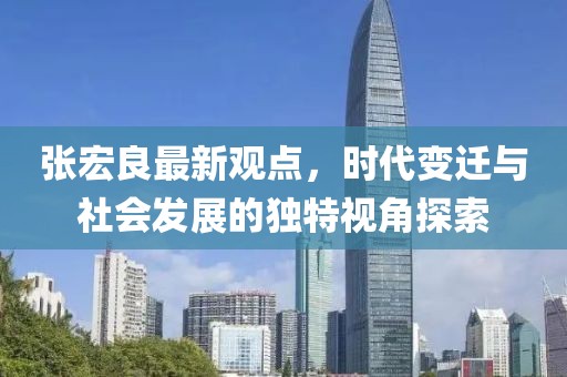 張宏良最新觀點，時代變遷與社會發展的獨特視角探索