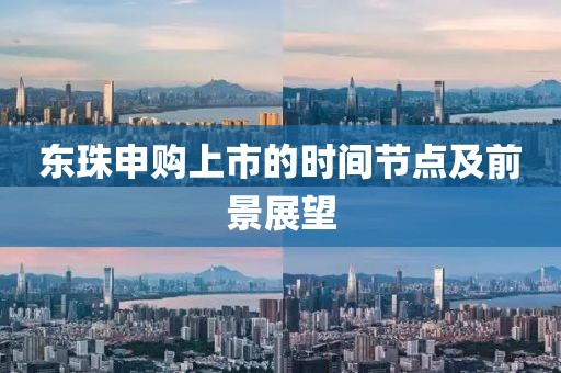 東珠申購上市的時間節點及前景展望